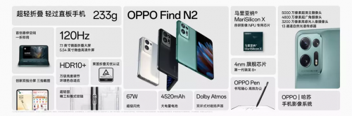 轻巧好用，值得重用！OPPO Find N2系列正式发布，5999元起